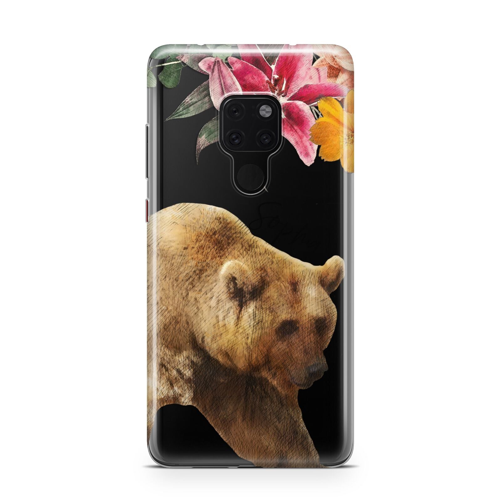 Personalised Bear Huawei Mate 20 Phone Case