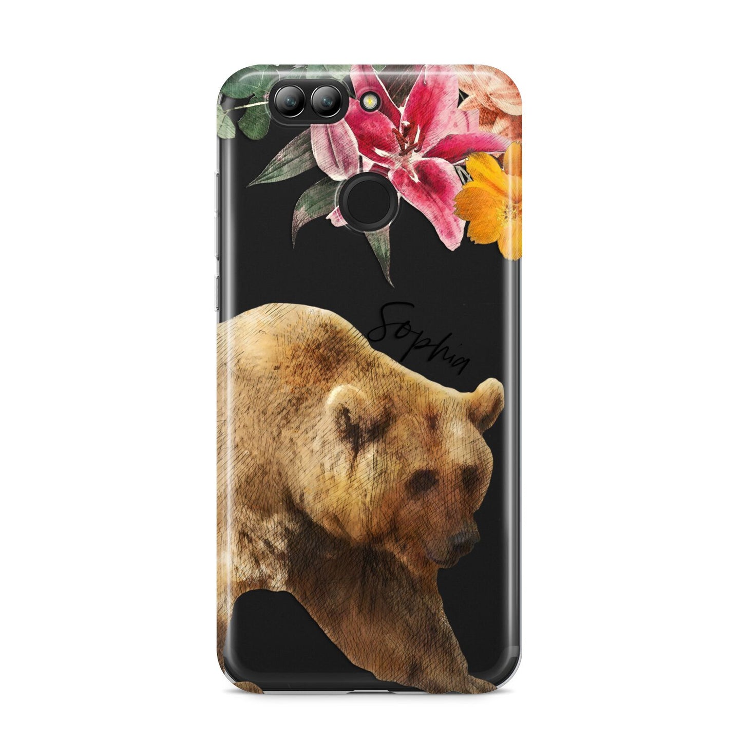 Personalised Bear Huawei Nova 2s Phone Case