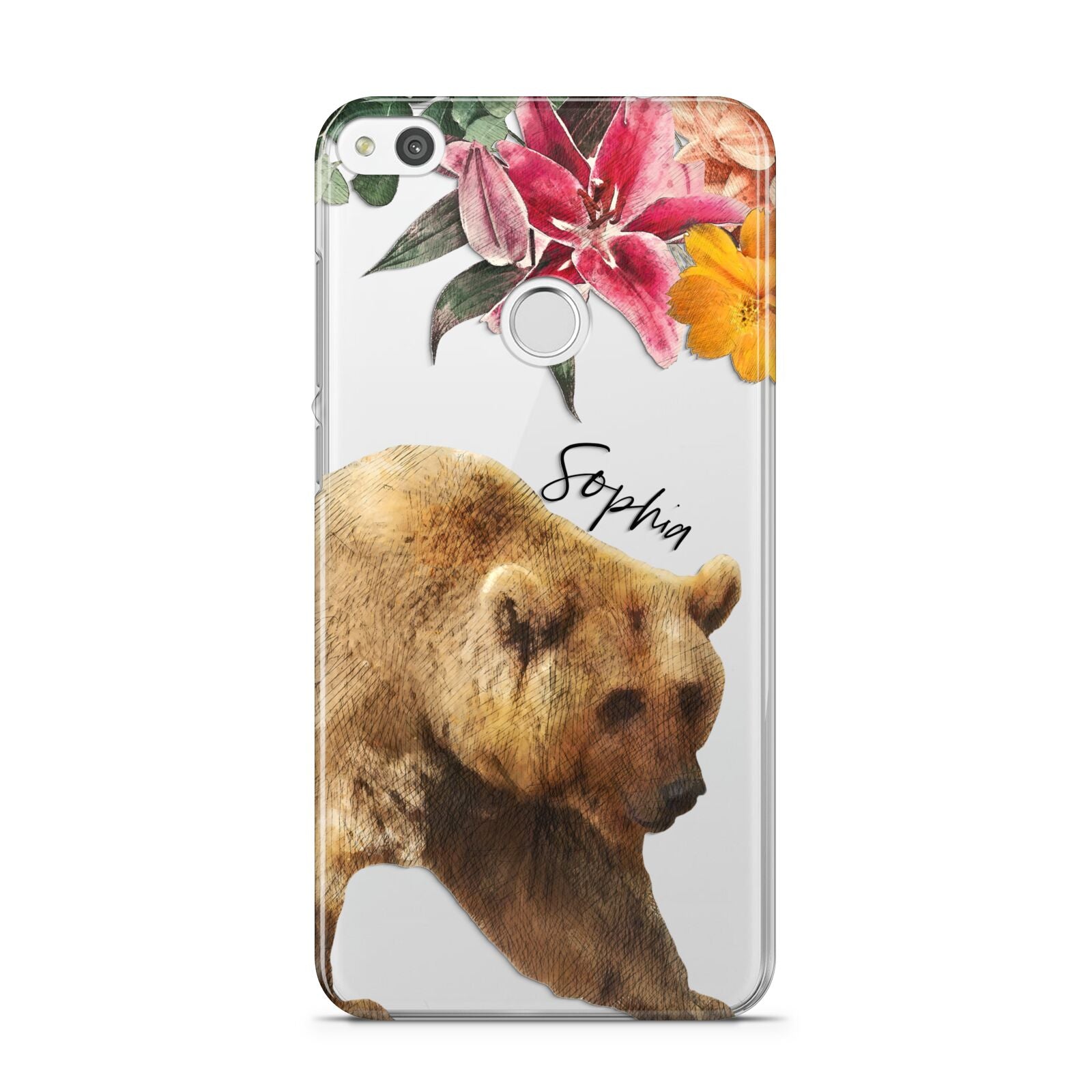 Personalised Bear Huawei P8 Lite Case