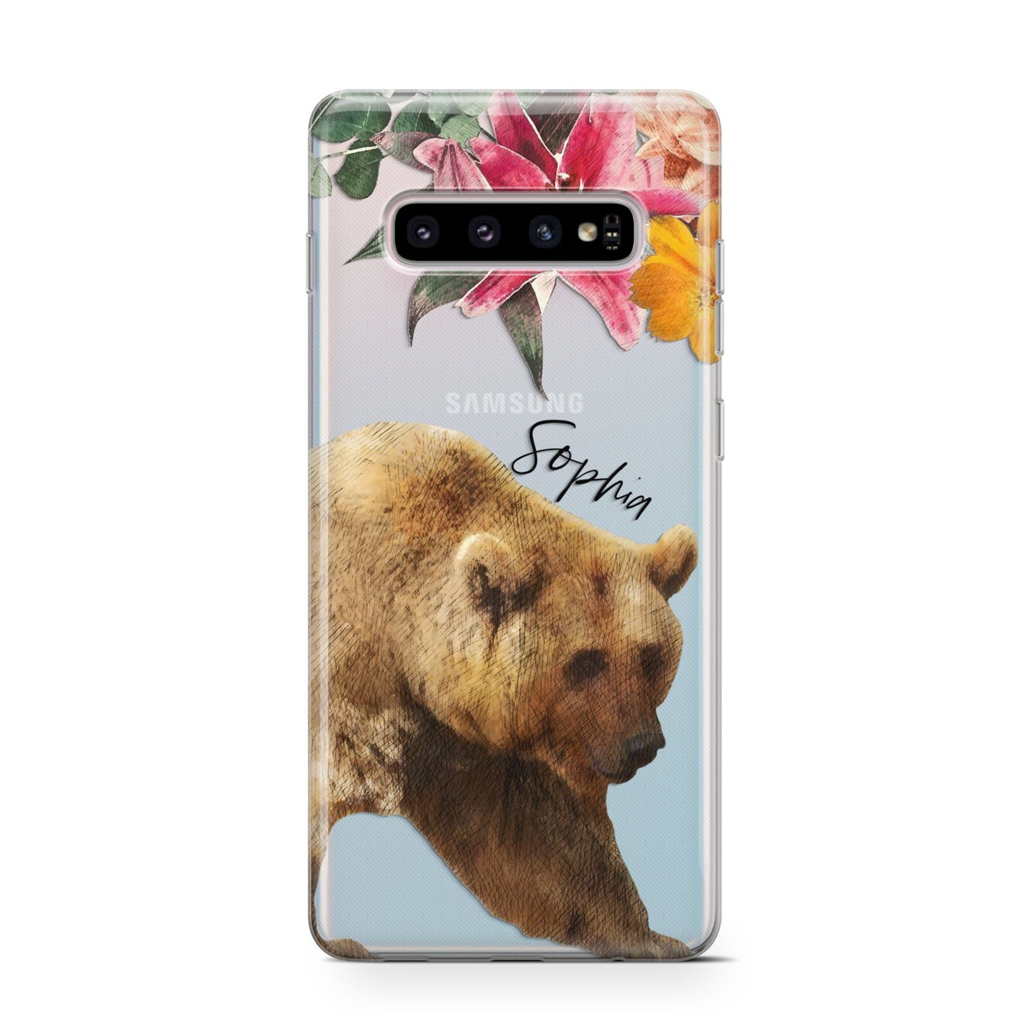 Personalised Bear Protective Samsung Galaxy Case