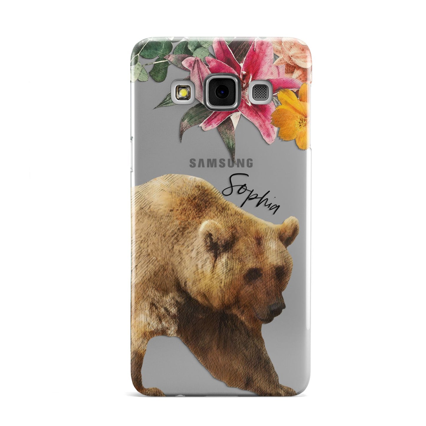 Personalised Bear Samsung Galaxy A3 Case