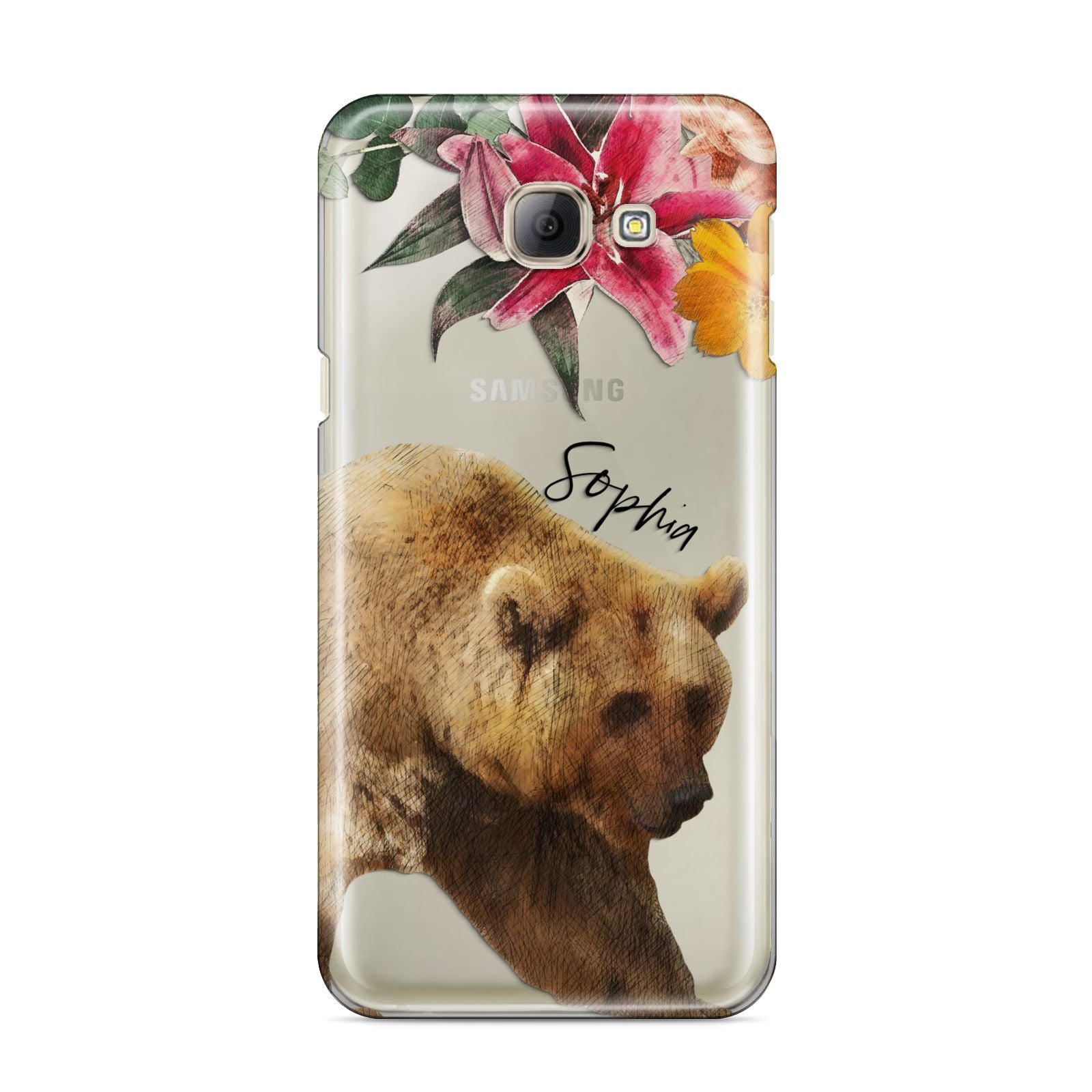 Personalised Bear Samsung Galaxy A8 2016 Case