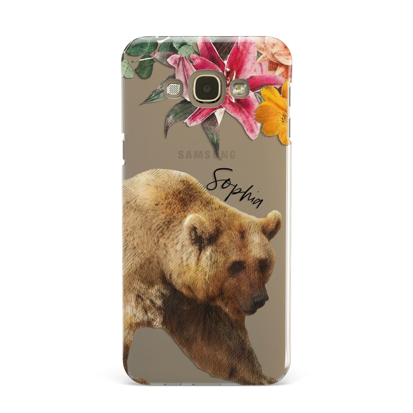 Personalised Bear Samsung Galaxy A8 Case