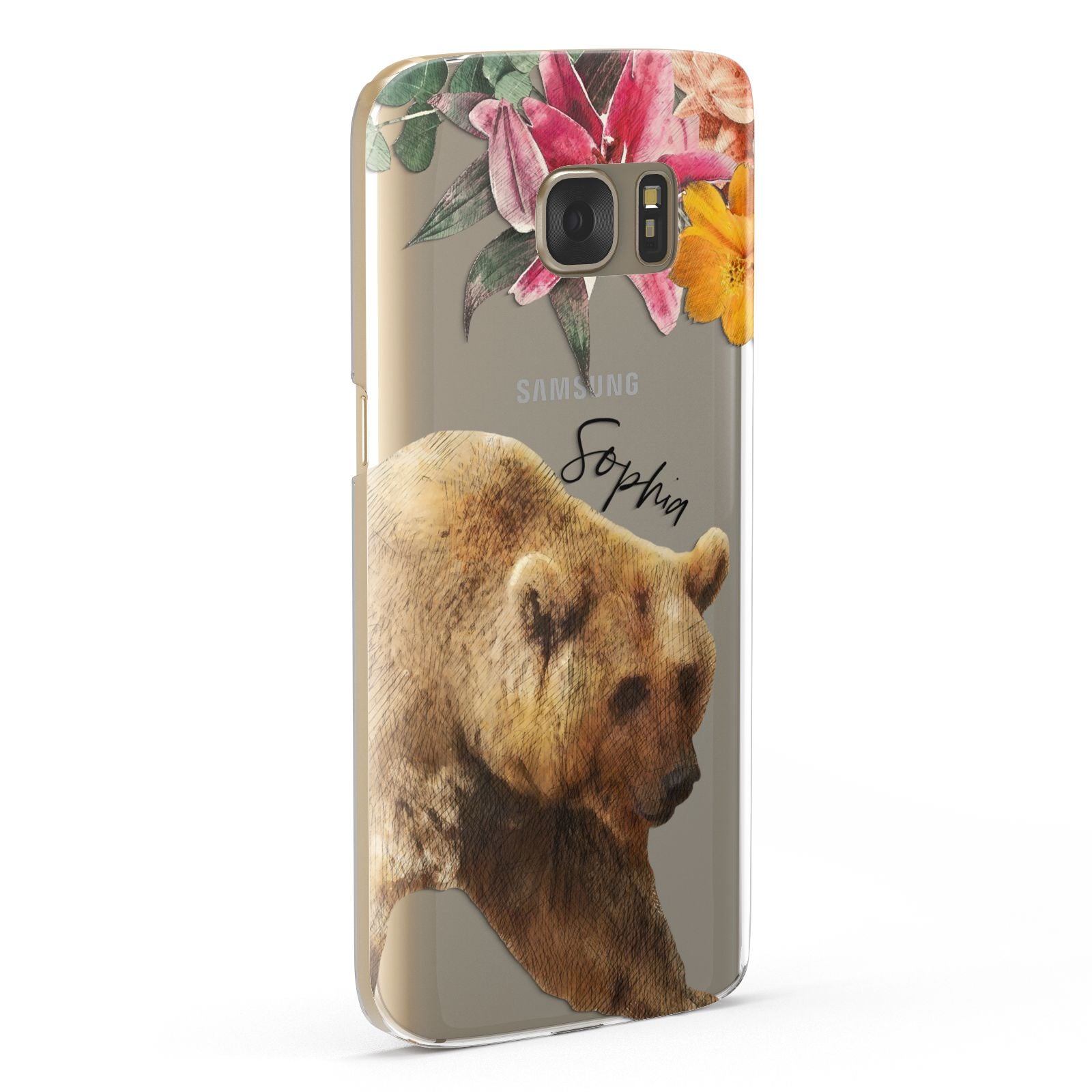 Personalised Bear Samsung Galaxy Case Fourty Five Degrees