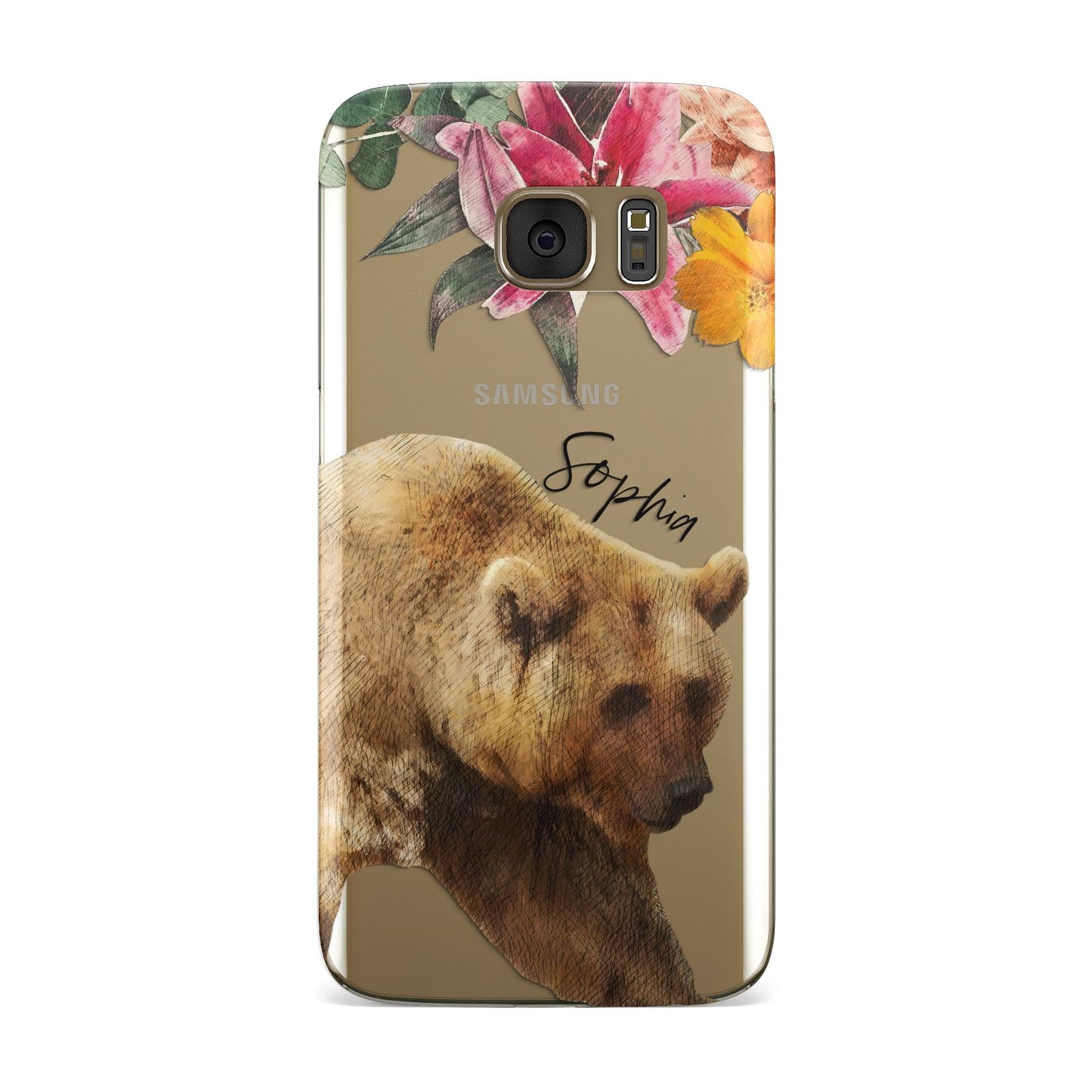 Personalised Bear Samsung Galaxy Case