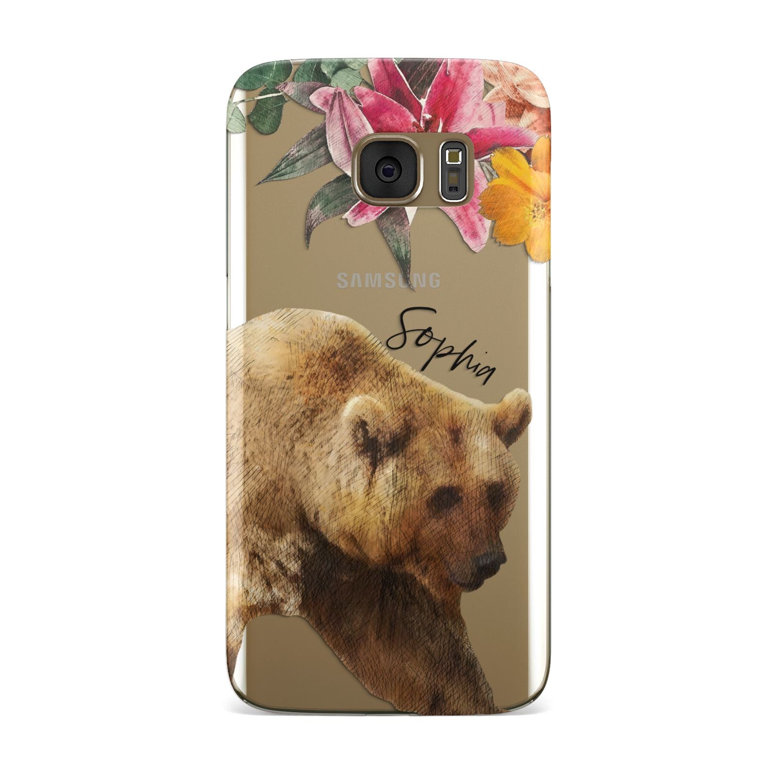 Personalised Bear Samsung Galaxy Case