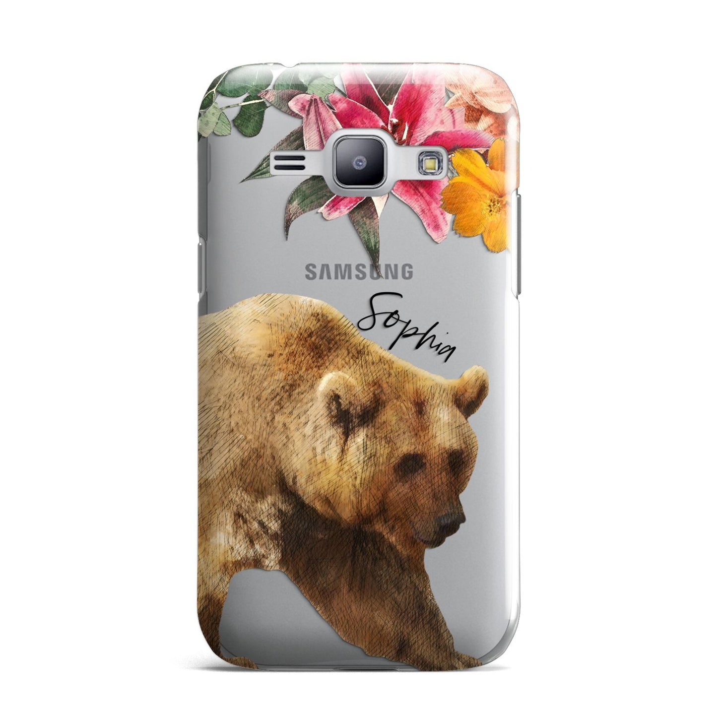 Personalised Bear Samsung Galaxy J1 2015 Case