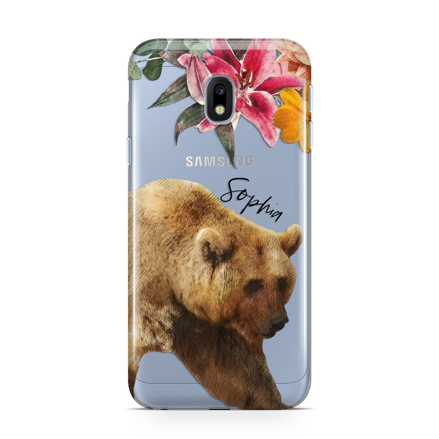 Personalised Bear Samsung Galaxy J3 2017 Case