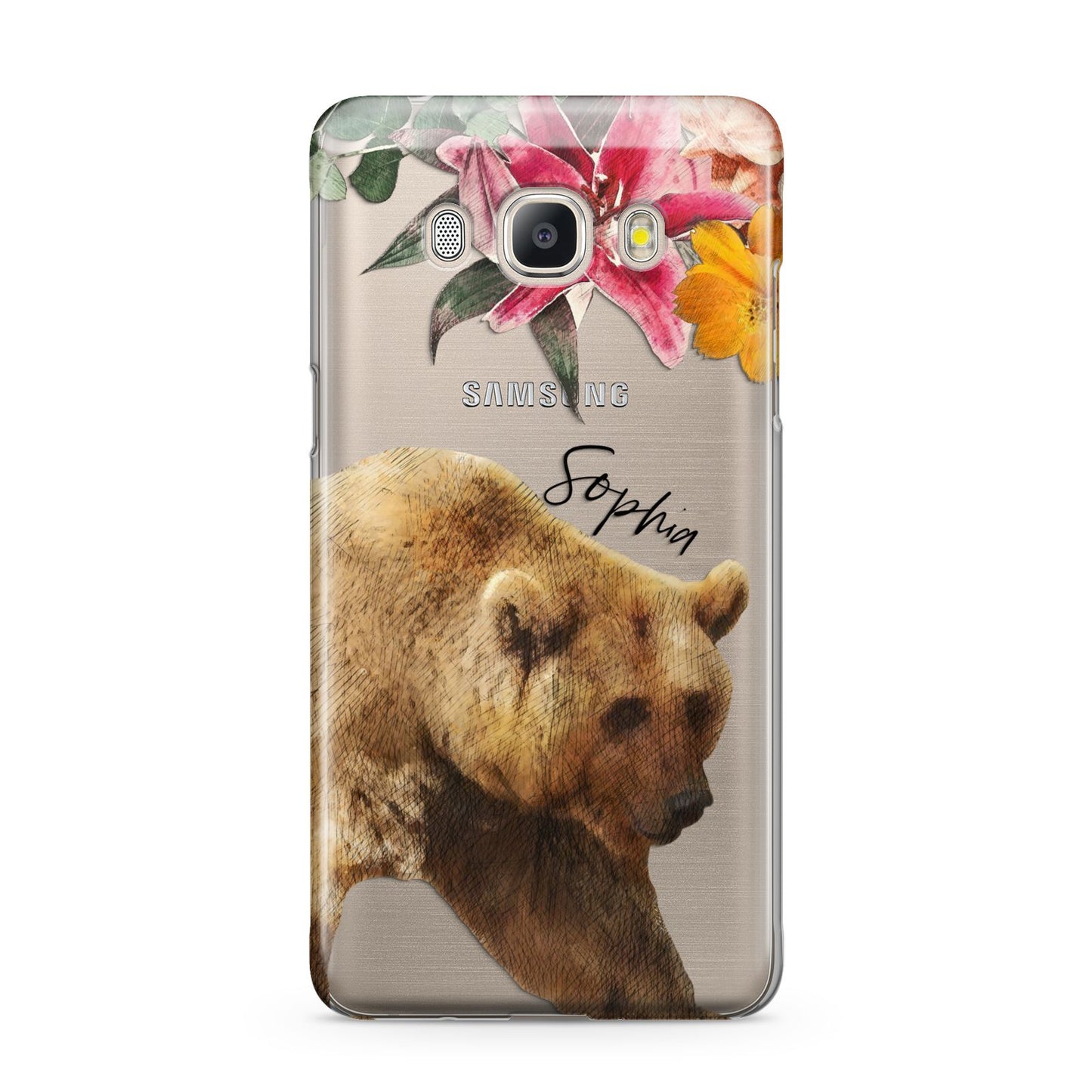 Personalised Bear Samsung Galaxy J5 2016 Case