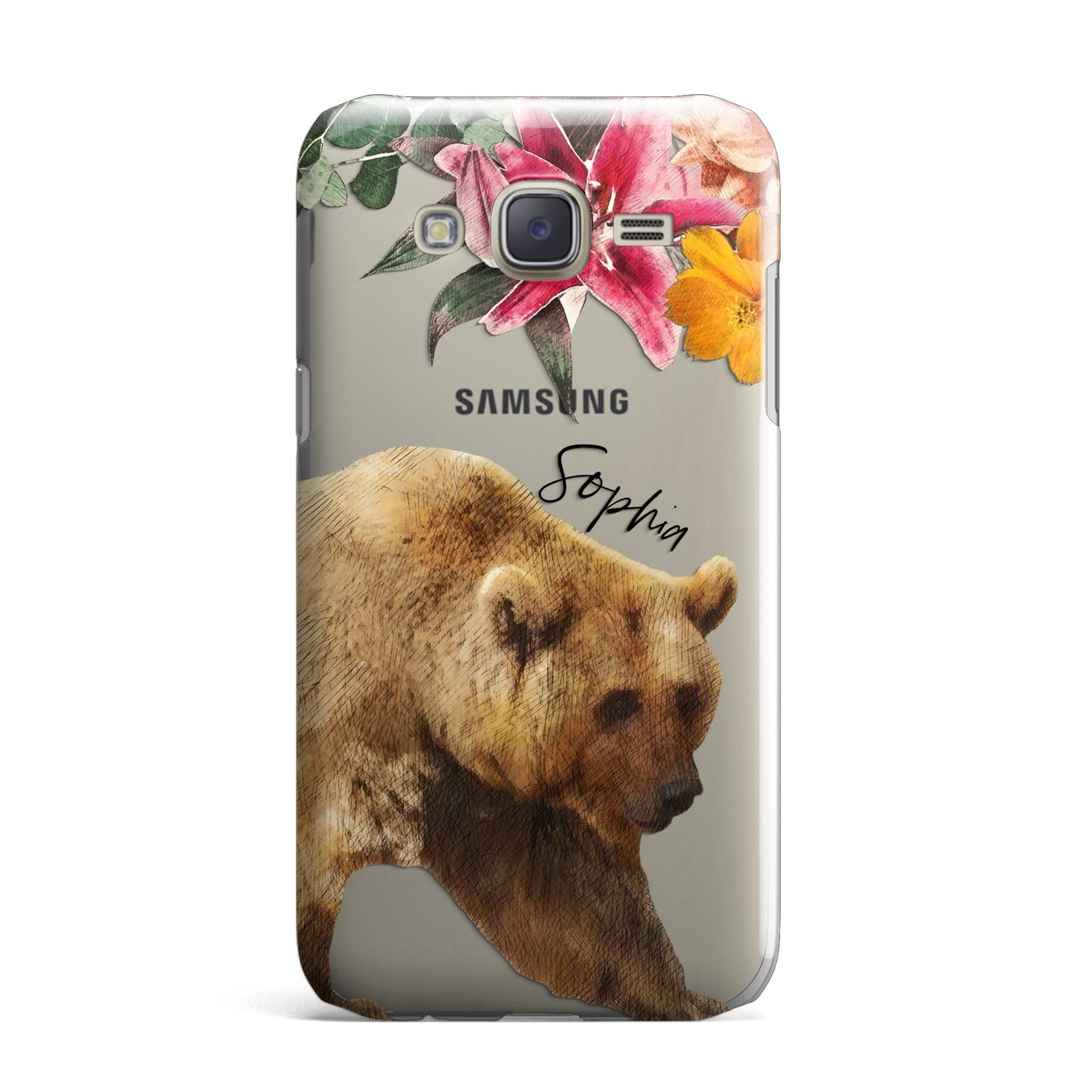 Personalised Bear Samsung Galaxy J7 Case