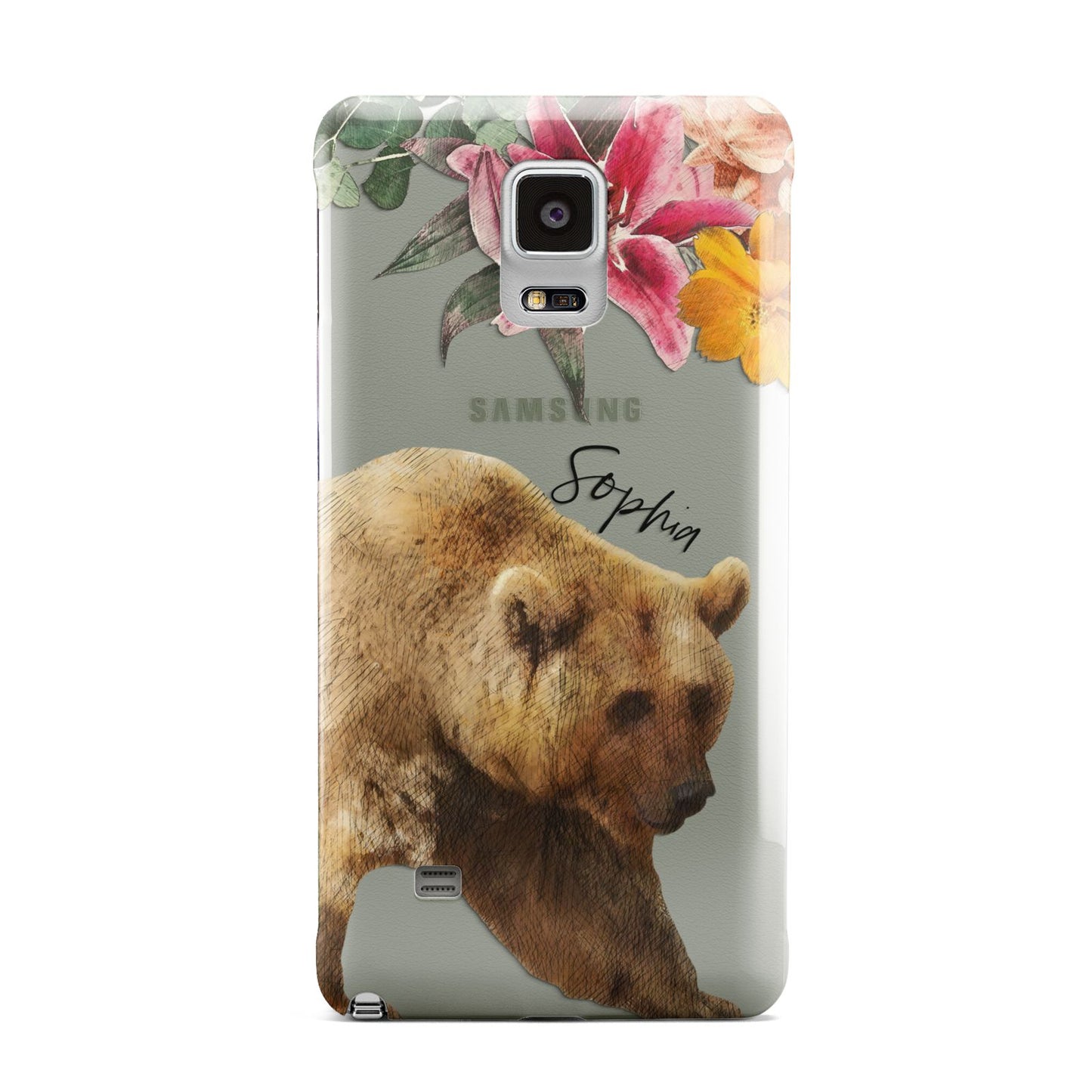 Personalised Bear Samsung Galaxy Note 4 Case