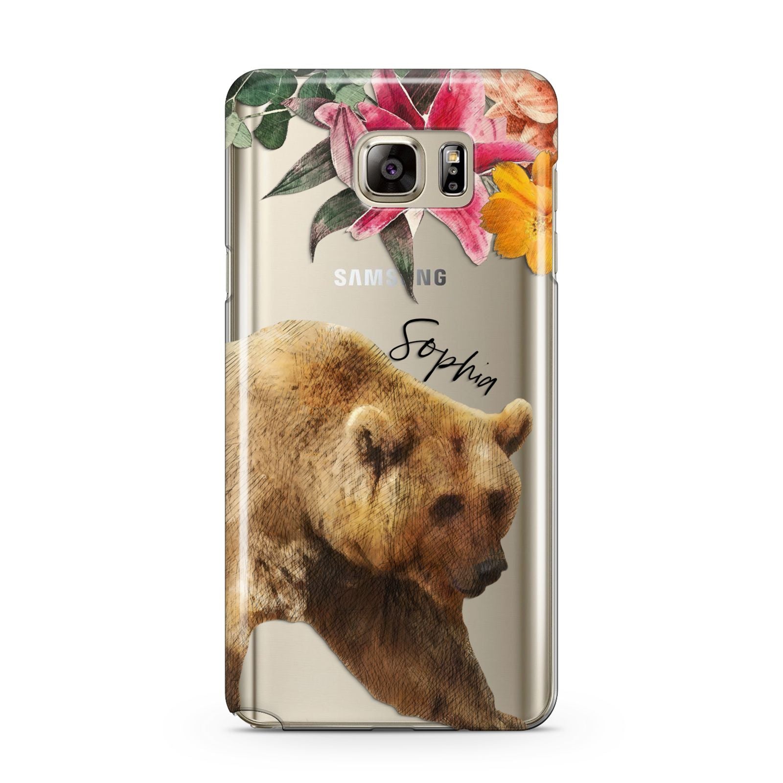 Personalised Bear Samsung Galaxy Note 5 Case