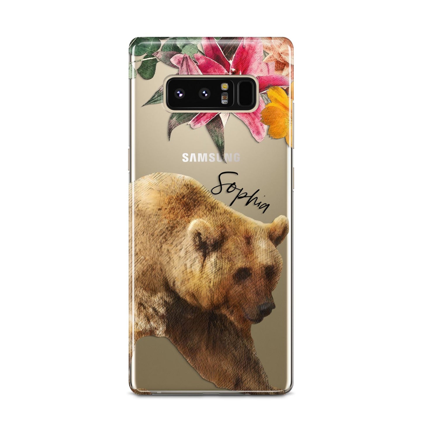 Personalised Bear Samsung Galaxy Note 8 Case