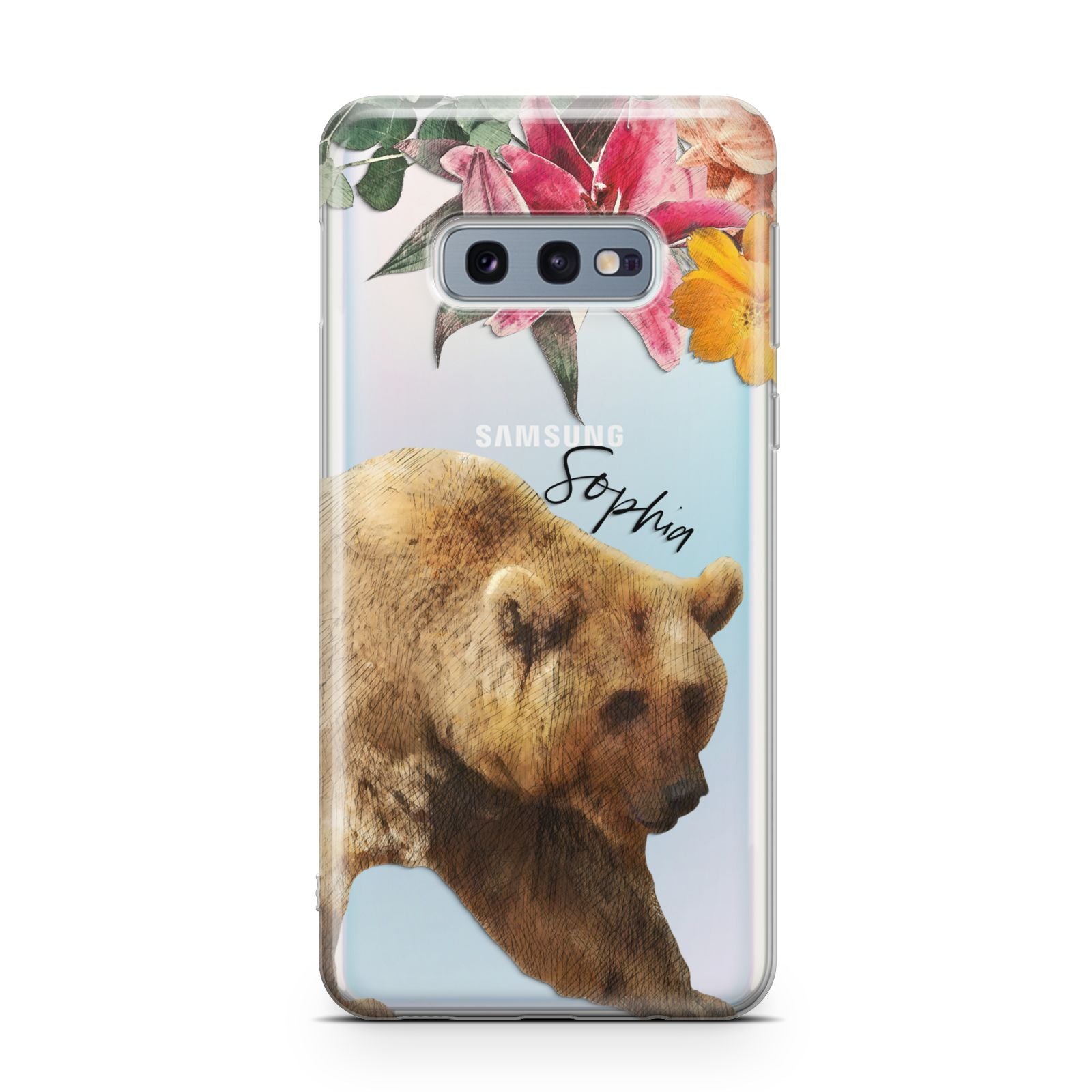 Personalised Bear Samsung Galaxy S10E Case