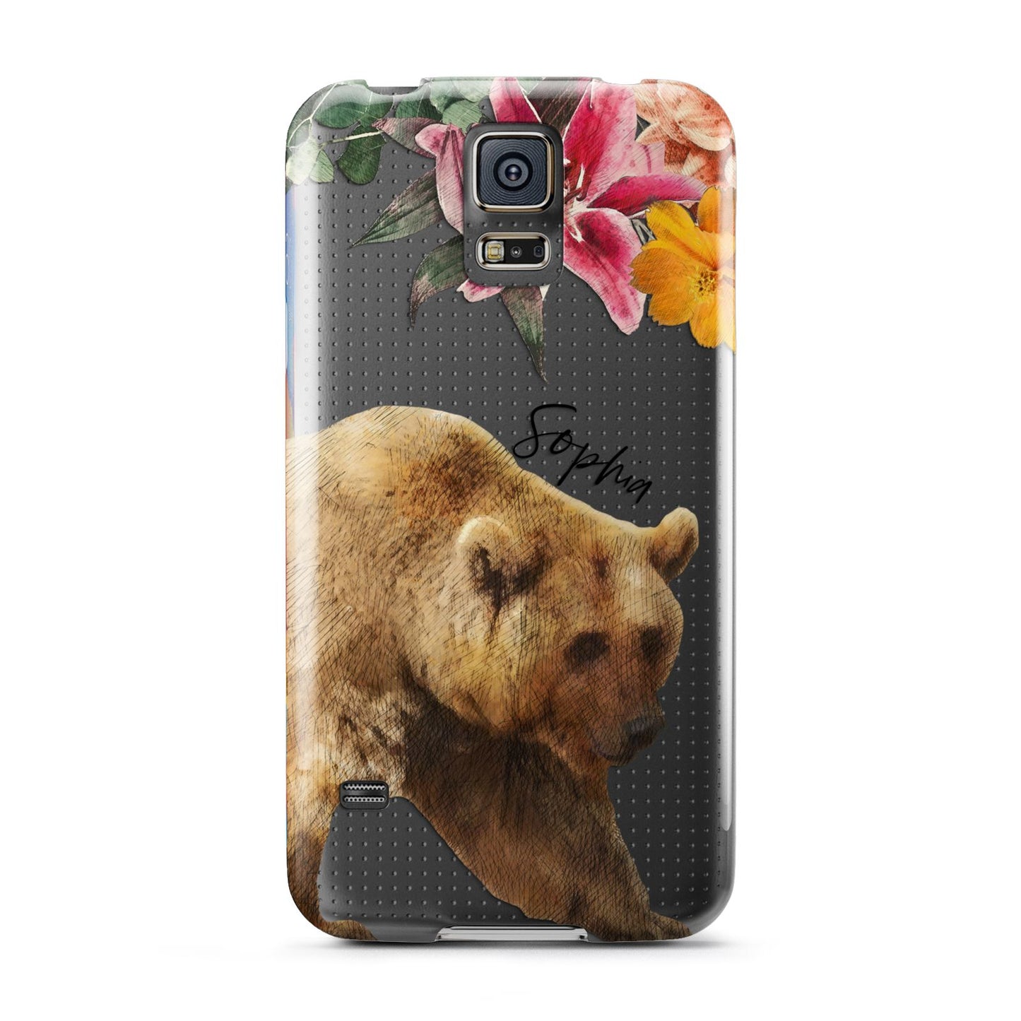 Personalised Bear Samsung Galaxy S5 Case