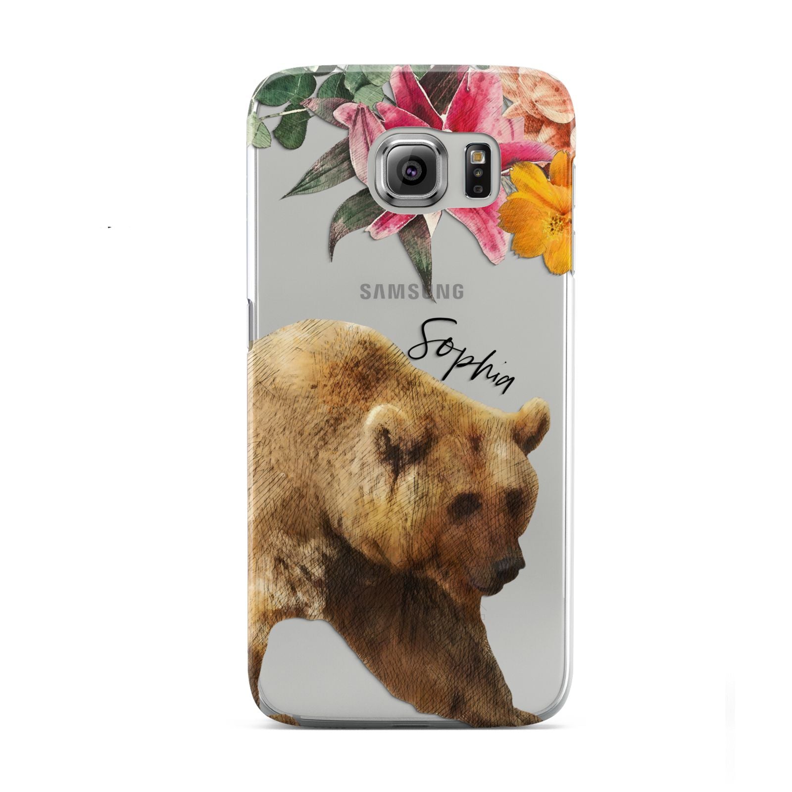 Personalised Bear Samsung Galaxy S6 Case