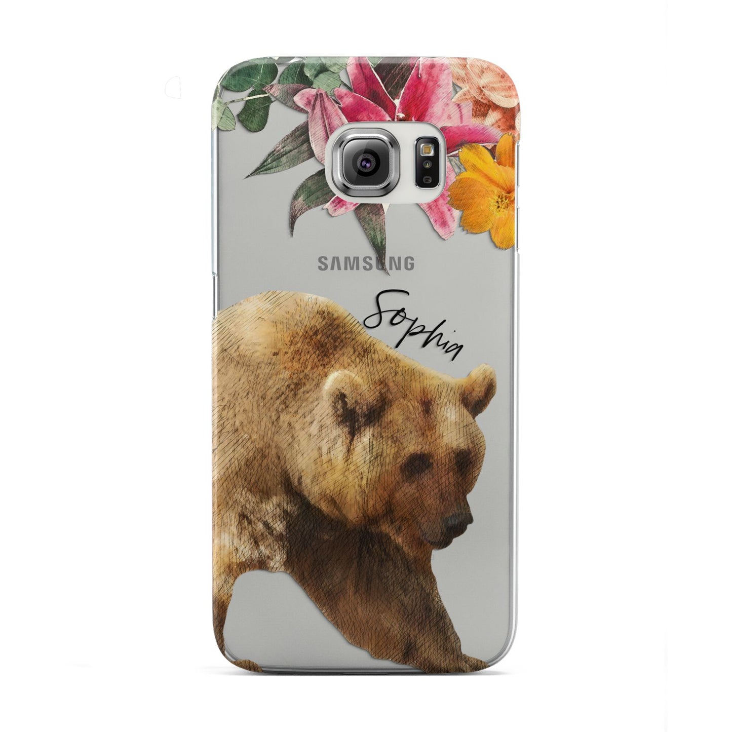 Personalised Bear Samsung Galaxy S6 Edge Case