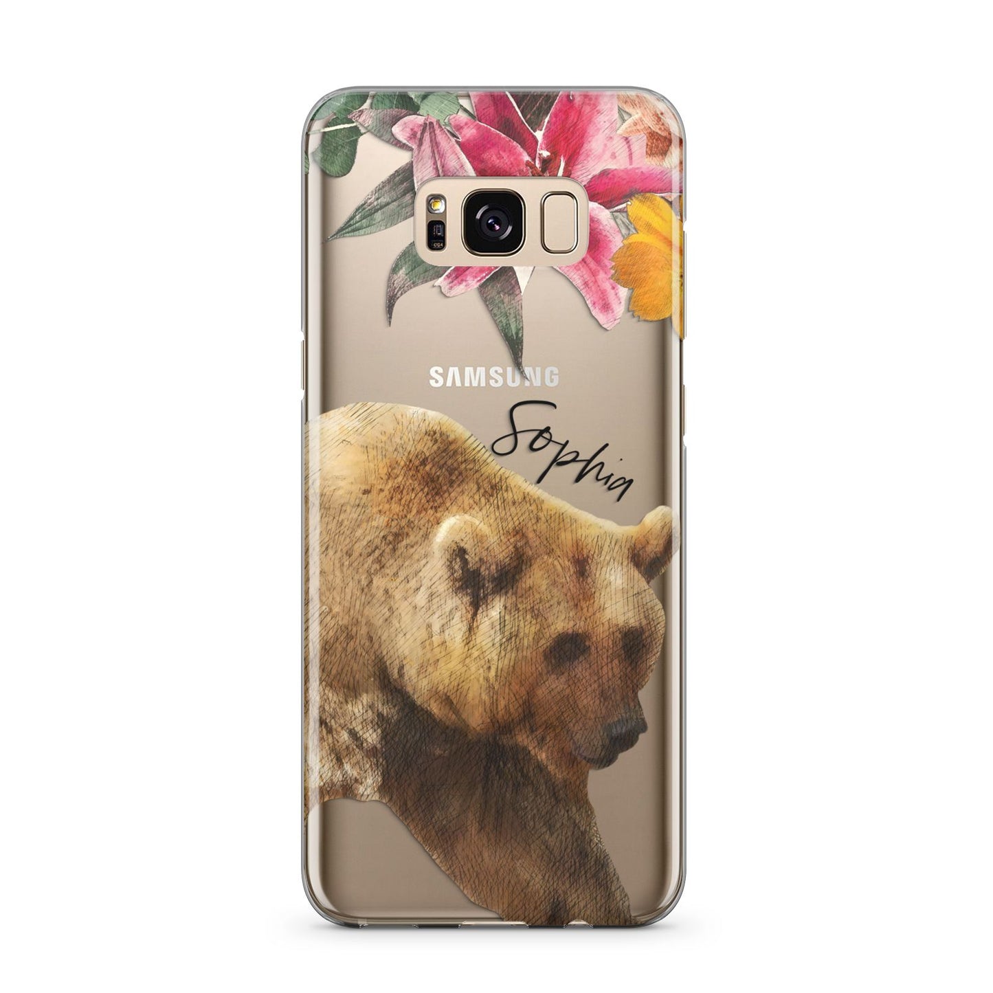 Personalised Bear Samsung Galaxy S8 Plus Case