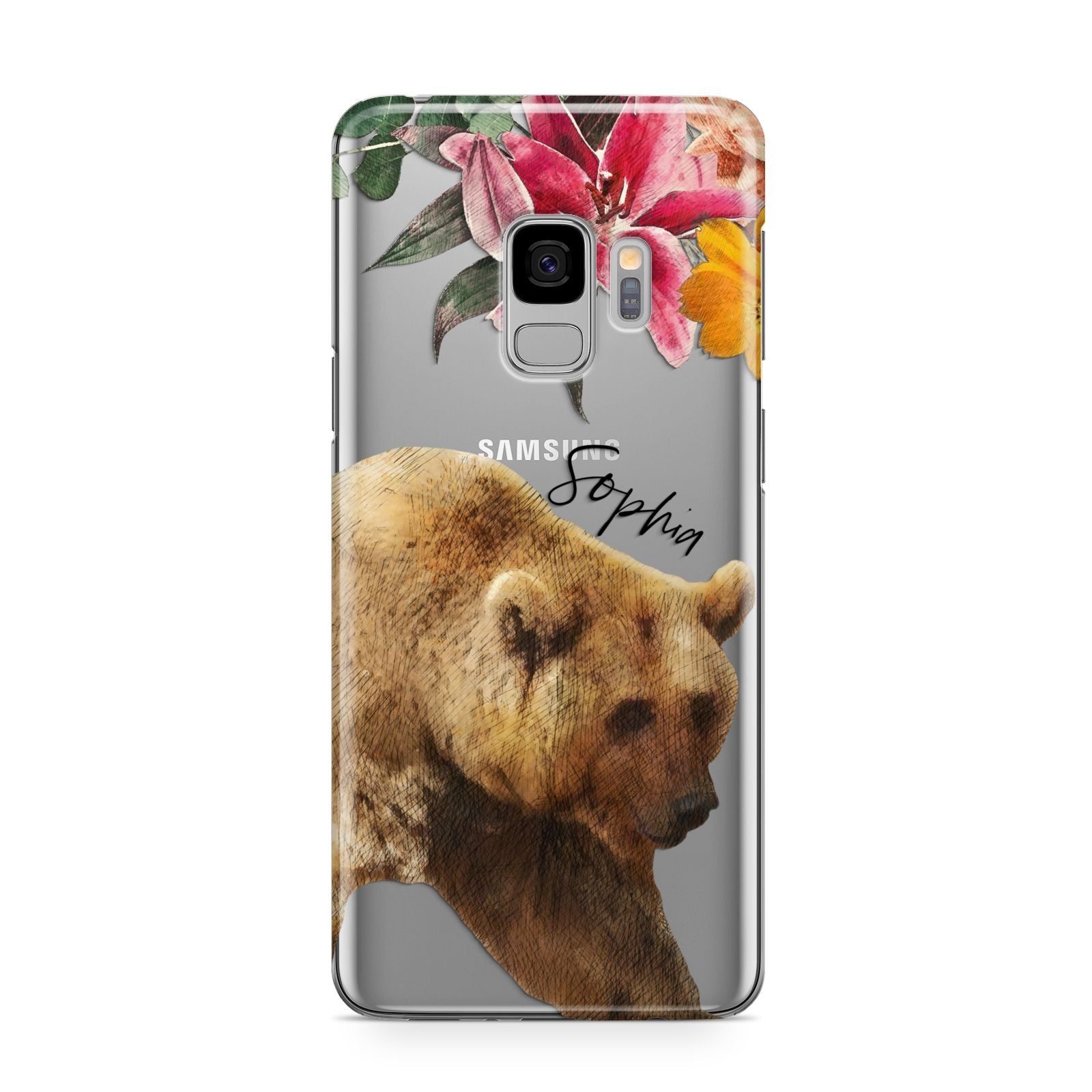 Personalised Bear Samsung Galaxy S9 Case