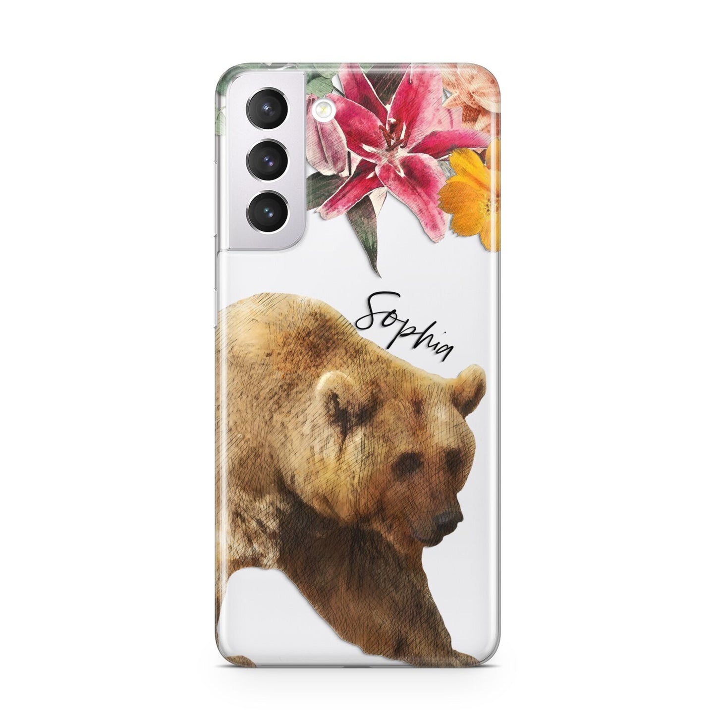 Personalised Bear Samsung S21 Case