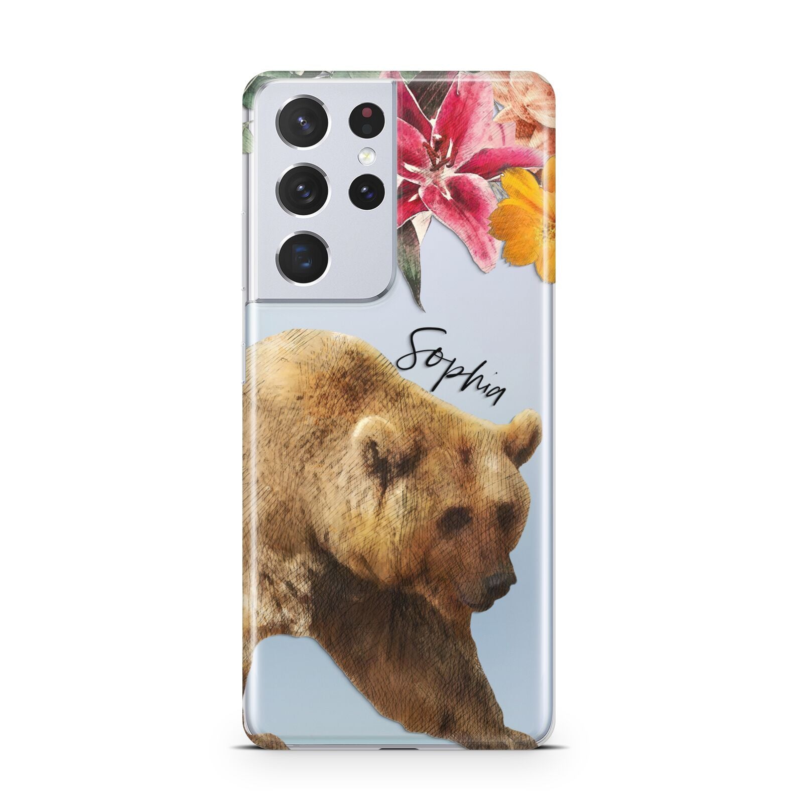 Personalised Bear Samsung S21 Ultra Case