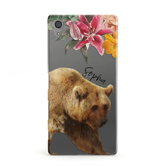 Personalised Bear Sony Xperia Case