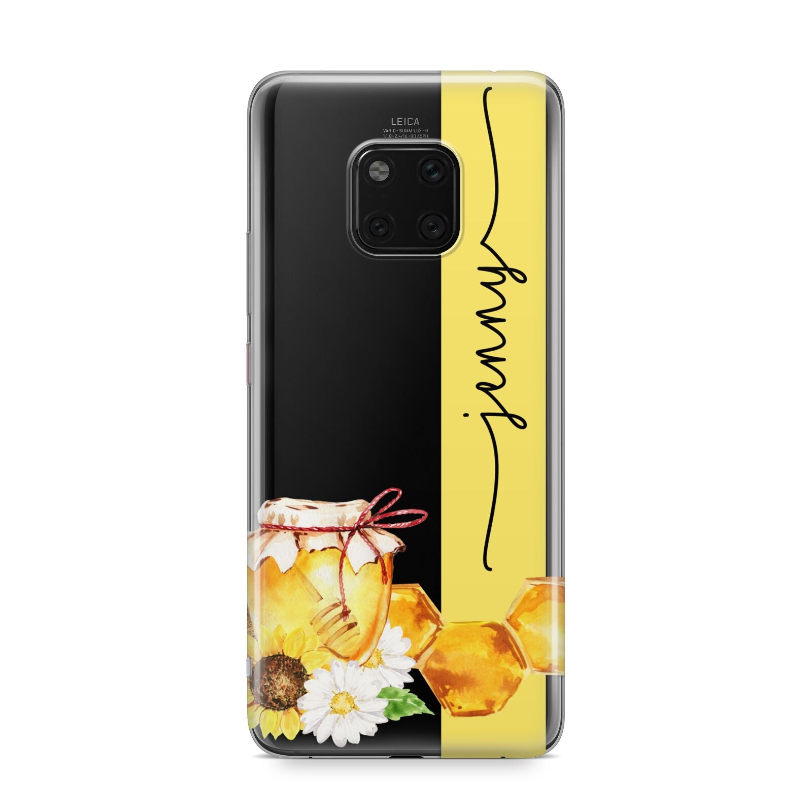 Personalised Bees Honeycomb Huawei Mate 20 Pro Phone Case