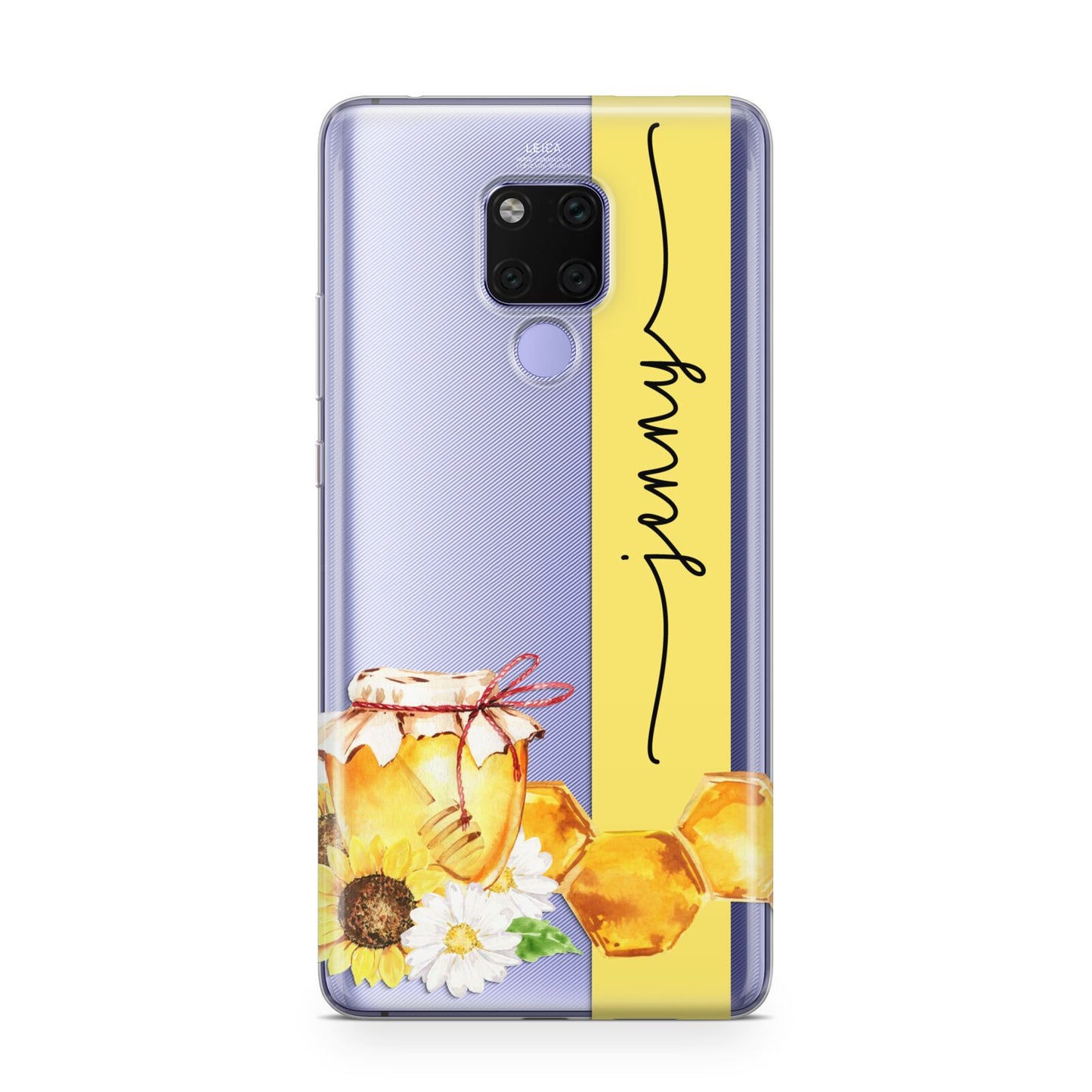 Personalised Bees Honeycomb Huawei Mate 20X Phone Case