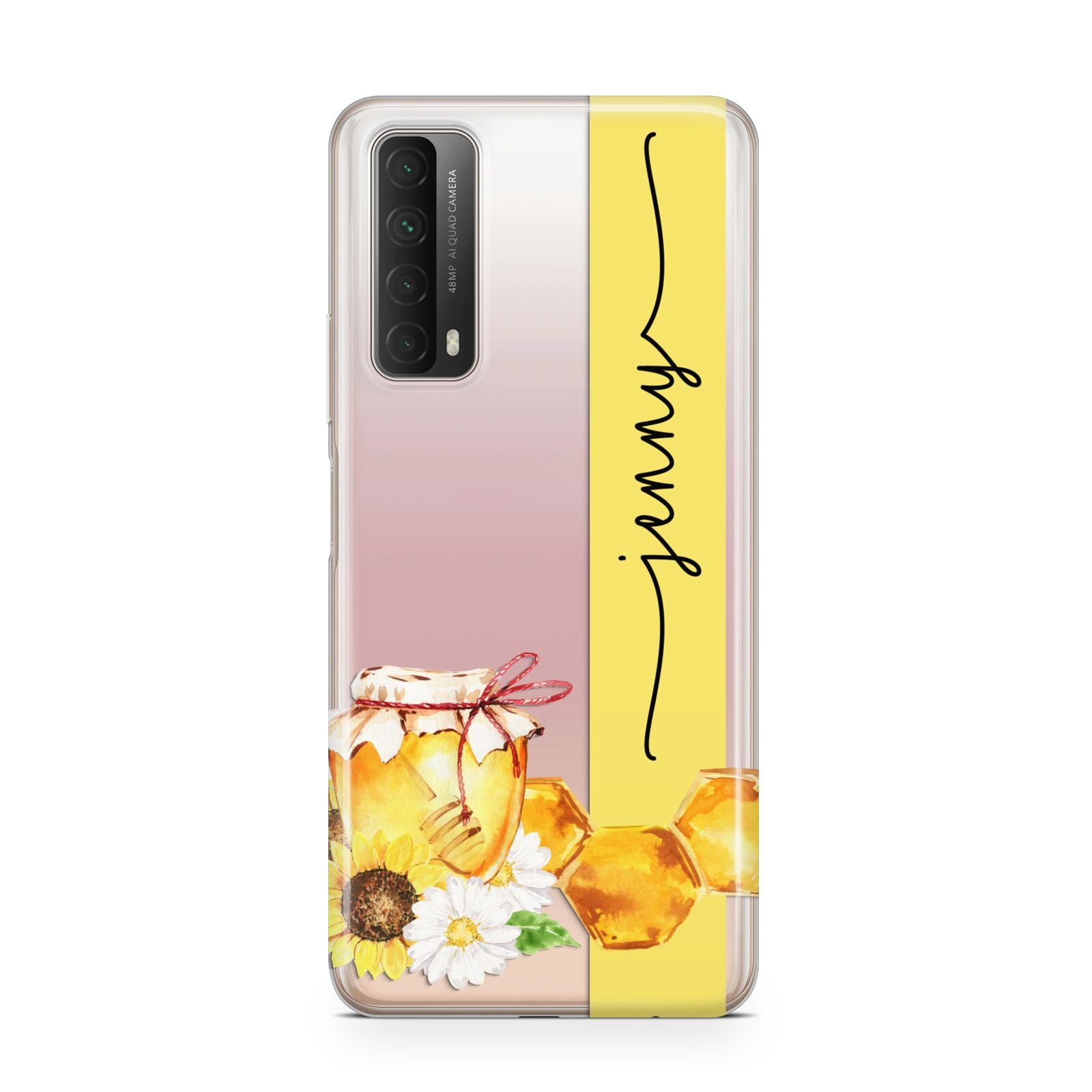 Personalised Bees Honeycomb Huawei P Smart 2021