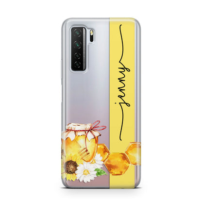 Personalised Bees Honeycomb Huawei P40 Lite 5G Phone Case