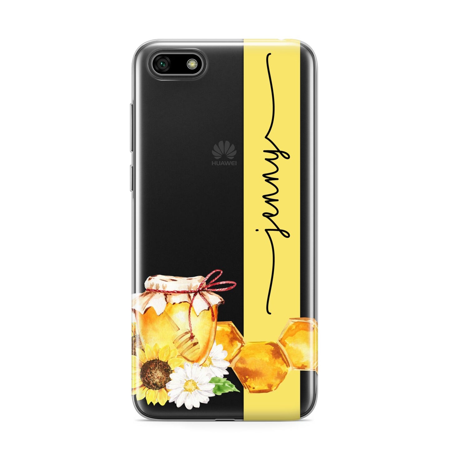 Personalised Bees Honeycomb Huawei Y5 Prime 2018 Phone Case