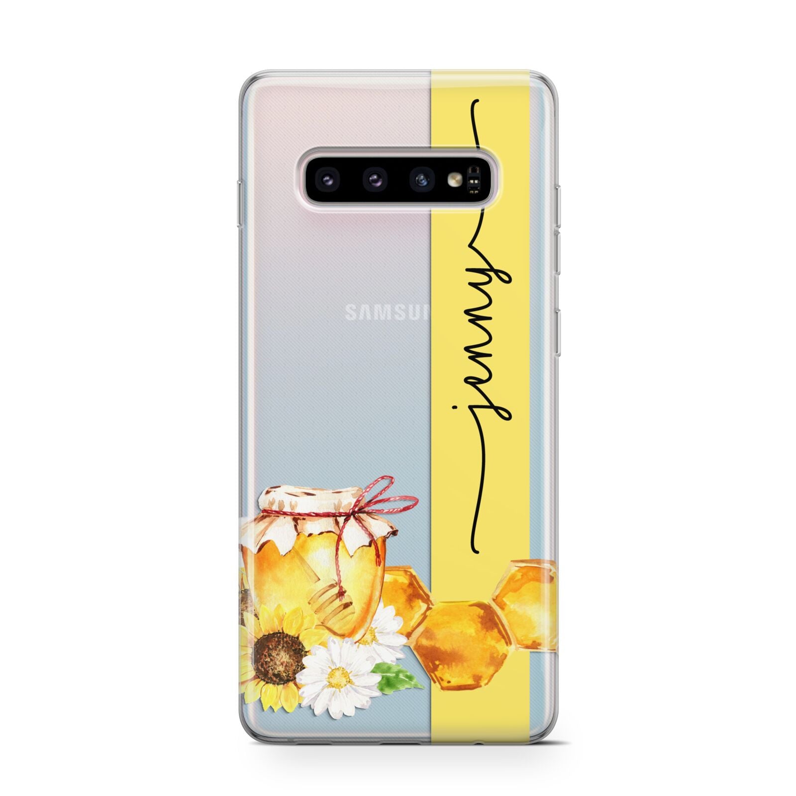 Personalised Bees Honeycomb Protective Samsung Galaxy Case