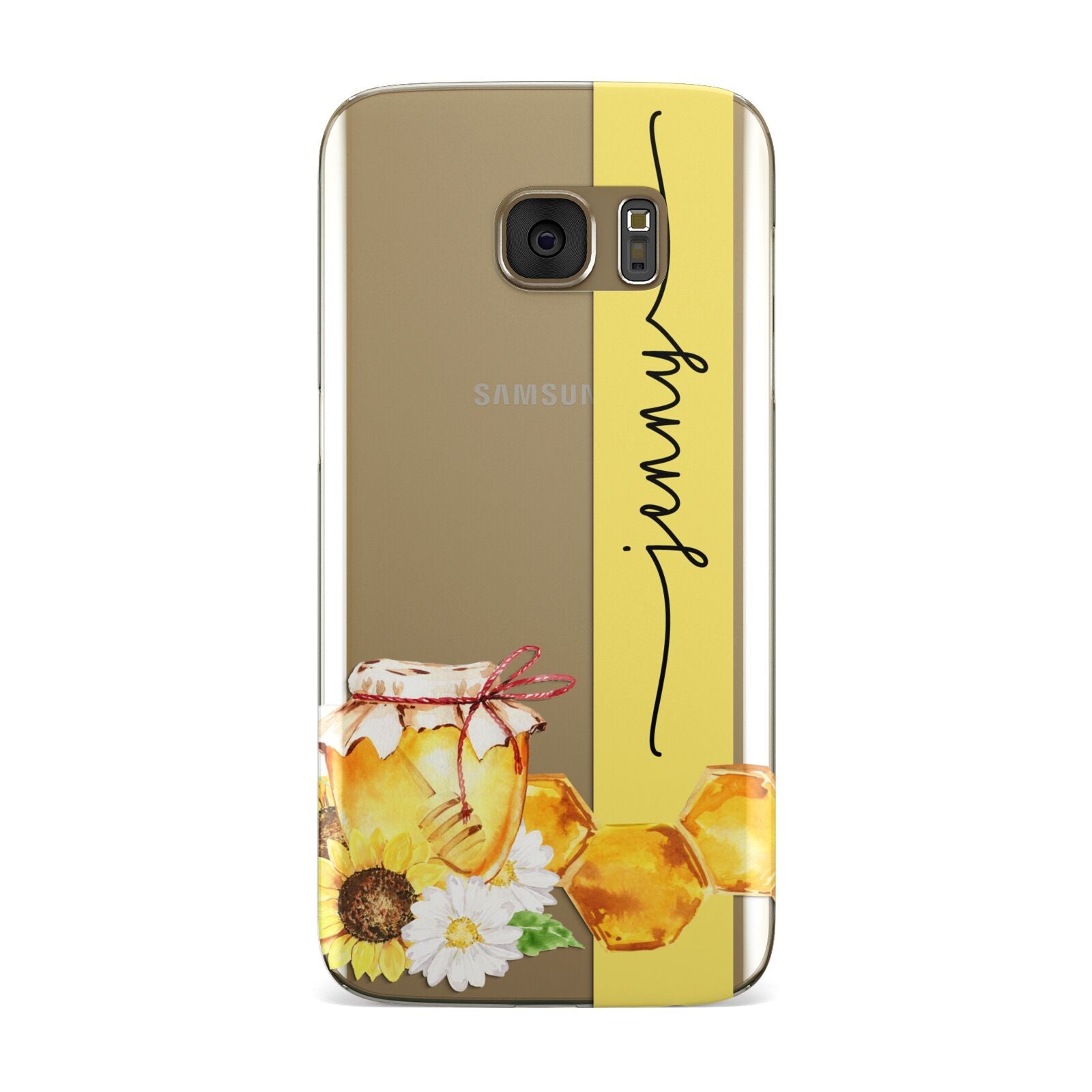 Personalised Bees Honeycomb Samsung Galaxy Case