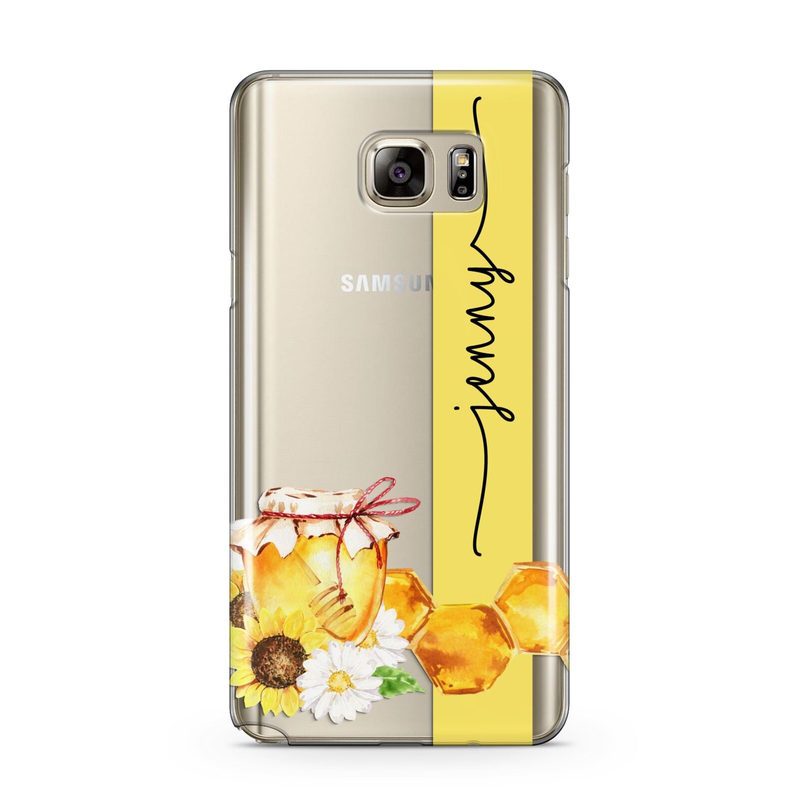 Personalised Bees Honeycomb Samsung Galaxy Note 5 Case