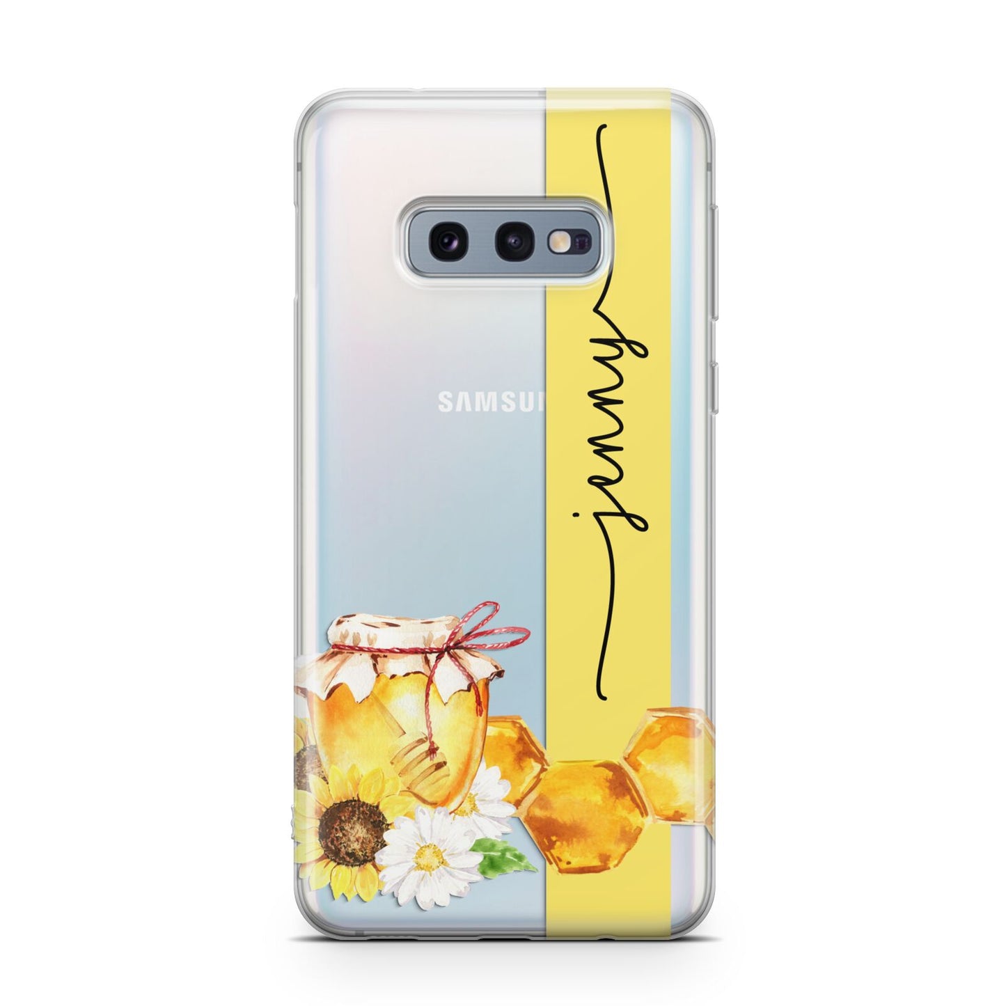 Personalised Bees Honeycomb Samsung Galaxy S10E Case