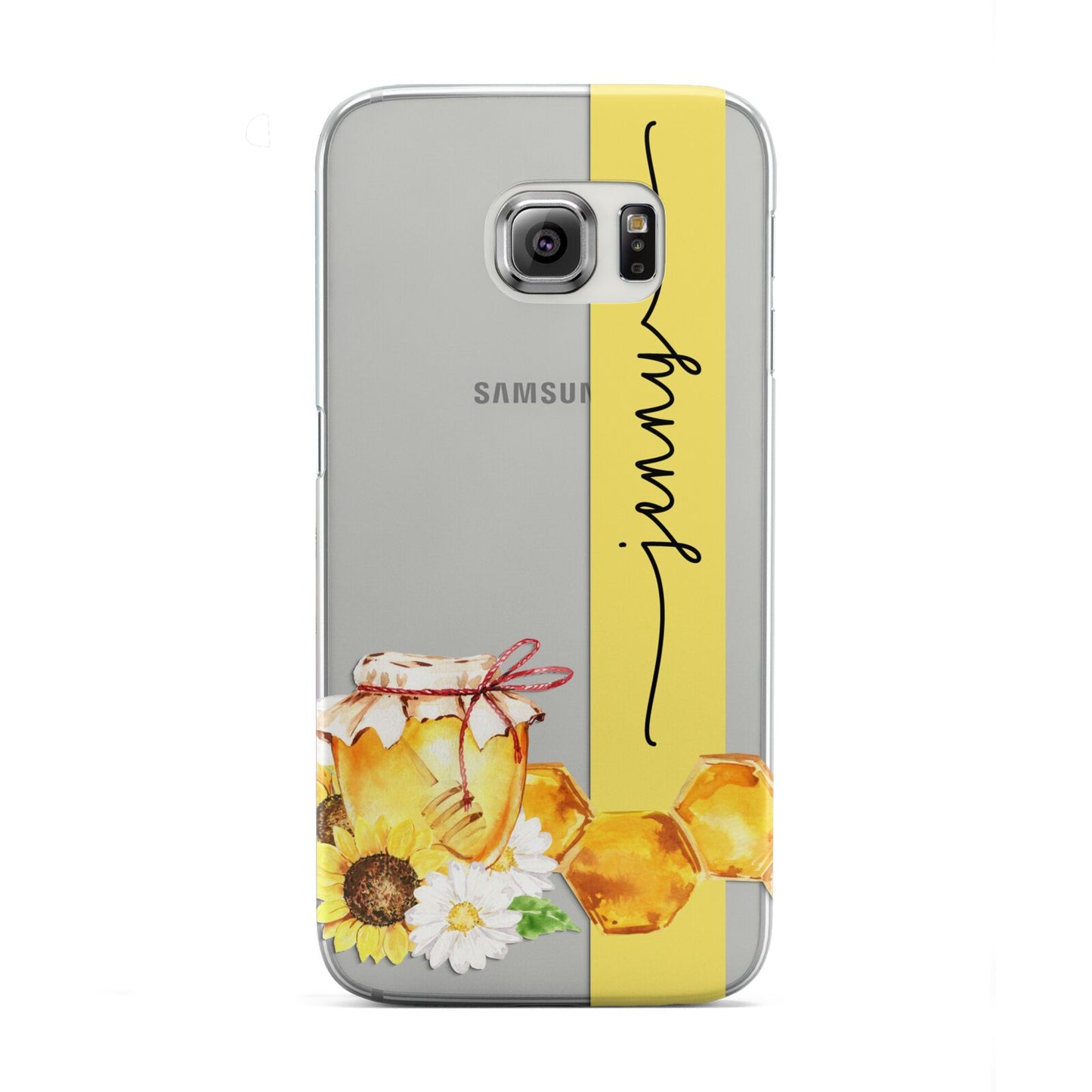 Personalised Bees Honeycomb Samsung Galaxy S6 Edge Case