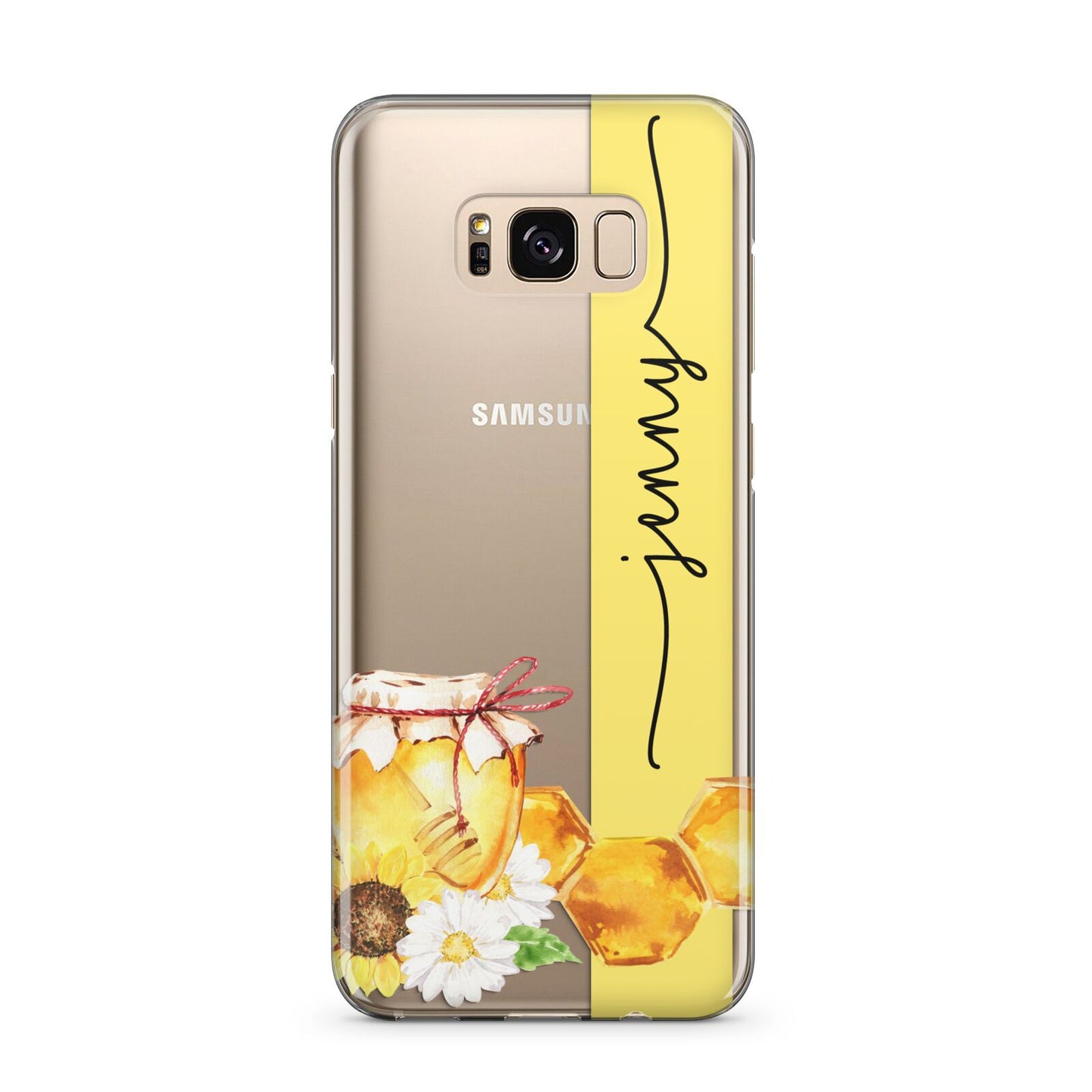 Personalised Bees Honeycomb Samsung Galaxy S8 Plus Case