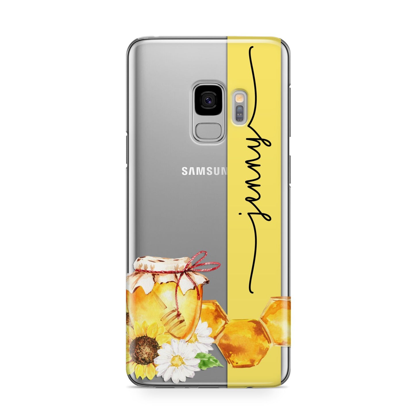 Personalised Bees Honeycomb Samsung Galaxy S9 Case