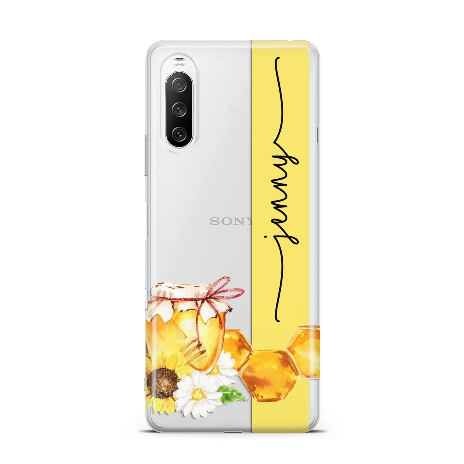 Personalised Bees Honeycomb Sony Xperia 10 III Case