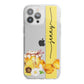 Personalised Bees Honeycomb iPhone 13 Pro Max TPU Impact Case with White Edges