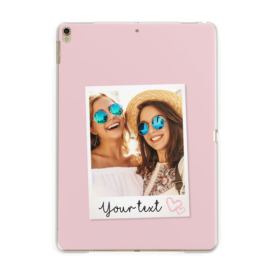 Personalised Best Friend Photo Apple iPad Gold Case