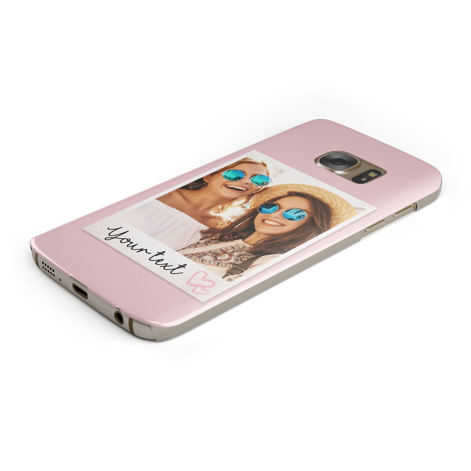 Personalised Best Friend Photo Protective Samsung Galaxy Case Angled Image