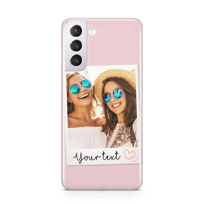 Personalised Best Friend Photo Samsung S21 Case