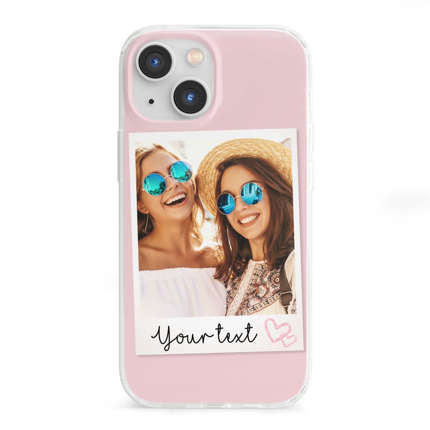 Personalised Best Friend Photo iPhone 13 Mini Clear Bumper Case