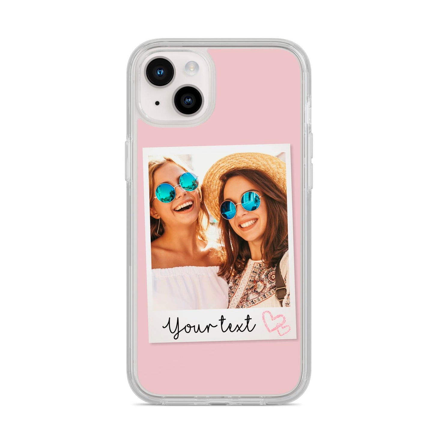 Personalised Best Friend Photo iPhone 14 Plus Clear Tough Case Starlight