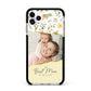 Personalised Best Mum Apple iPhone 11 Pro Max in Silver with Black Impact Case
