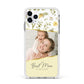 Personalised Best Mum Apple iPhone 11 Pro Max in Silver with White Impact Case