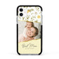 Personalised Best Mum Apple iPhone 11 in White with Black Impact Case