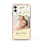 Personalised Best Mum Apple iPhone 11 in White with Pink Impact Case