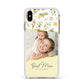 Personalised Best Mum Apple iPhone Xs Max Impact Case White Edge on Gold Phone